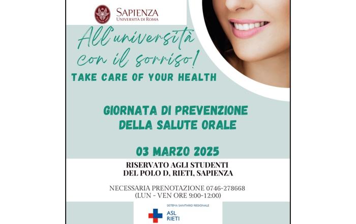 GIORNATA DELLA PREVENZIONE E SALUTE ORALE